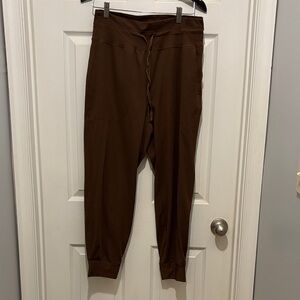 Madewell MWL Flex Skinny Jogger Pants Brown Women